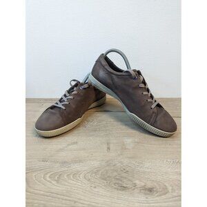 Women's ECCO Chase II Sneaker Gray Nubuck Leather Sneakers Size 42 US 11-11.5